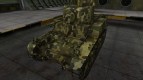 Skin for M3 Stuart camouflaged