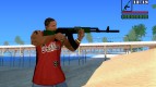 AK-47 with a silencer from GTA 5