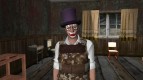 Парень в гриме клоуна из GTA V Online