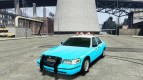 Ford Crown Victoria Classic azul de NYPD esquema