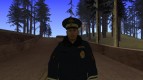 El oficial de la polica de trfico en invierno uniforme v.4