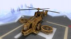 A helicopter from the game TimeShift Brown
