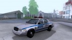 El NYPD carretera de la patrulla Ford Crown Victoria