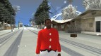Красная куртка Санта Клауса