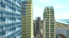 Nueva textura de rascacielos del centro de la ciudad