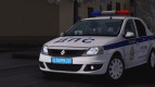Renault Logan de la policía de tráfico