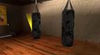 Boxing punching bag in the style of GTA 4 maps