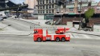 Escalera de incendio Scania v1.1 rojo Emerglights