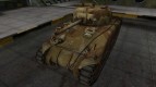 The skin for the American M4 Sherman tank