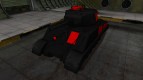 Черно-красные зоны пробития M4A3E2 Sherman Jumbo
