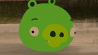 El cerdo de todos los juegos de la serie de Angry Birds