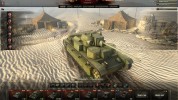 Hangar desierto mundo de tanques