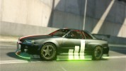Nissan GTR R34 Drift Green Neon
