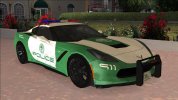 Chevrolet Corvette C7 Policía