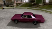 Pontiac GTO 1965 для GTA San Andreas миниатюра 2