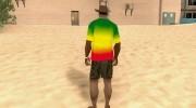 Shirt of Jamaica for GTA San Andreas miniature 3