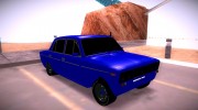 ВаЗ 2106 Синий для GTA San Andreas миниатюра 1