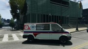Ford Transit Polish Ambulance for GTA 4 miniature 5