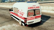 Mercedes Sprinter Turkish Ambulance for GTA 5 miniature 3