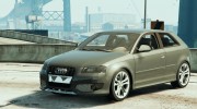 2009 Audi S3 для GTA 5 миниатюра 1