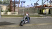 Harley Davidson FLSTF (Fat Boy) v2.0 Skin 1 для GTA San Andreas миниатюра 1