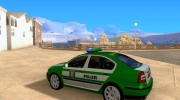 Полицейская Шкода Октавиа para GTA San Andreas miniatura 2