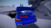 Subaru Impreza WRX STI Rally WRC для GTA San Andreas миниатюра 6