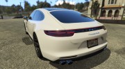 Porsche Panamera Turbo 2017 for GTA 5 miniature 2