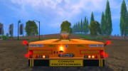 FSMT Heavy transport low loader trailer para Farming Simulator 2015 miniatura 4