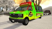 Jurassic Park Tour Bus for GTA San Andreas miniature 5