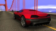 Rimac Concept One для GTA San Andreas миниатюра 7