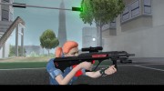MP5 black and red para GTA San Andreas miniatura 1