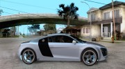 Audi R8 2007 для GTA San Andreas миниатюра 5