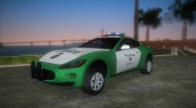Maserati GranTurismo Police para GTA Vice City miniatura 1