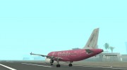 Airbus A319 Spirit of T-Mobile for GTA San Andreas miniature 2