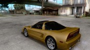 Acura NSX Targa для GTA San Andreas миниатюра 3