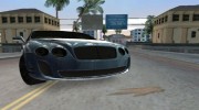 Bentley Continental SuperSport для GTA Vice City миниатюра 2