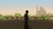 CoD Advanced Warfare KVA Heavy Soldier para GTA San Andreas miniatura 4