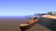 Drivable Cargoship для GTA San Andreas миниатюра 4