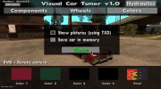 Visual Car Tuner v1.0 для GTA San Andreas миниатюра 5