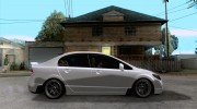 Honda Civic FD BlueKun для GTA San Andreas миниатюра 5