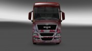 Скин Первомай для MAN TGX para Euro Truck Simulator 2 miniatura 3