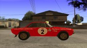 Lancia Fulvia Rally Marlboro для GTA San Andreas миниатюра 5