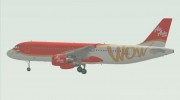 Airbus A320-200 Indonesia AirAsia WOW Livery for GTA San Andreas miniature 8