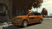 2006 Honda Odyssey (US) Taxi для GTA 4 миниатюра 4