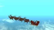 Оленья упряжка Деда Мороза для GTA San Andreas миниатюра 1