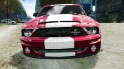 Shelby GT500KR для GTA 4 миниатюра 6