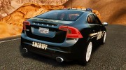 Volvo S60 Sheriff para GTA 4 miniatura 3