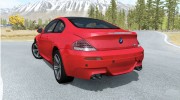 BMW M6 Coupe (E63) 2010 для BeamNG.Drive миниатюра 4