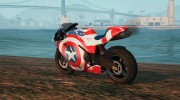 Captain America Pegassi Bati para GTA 5 miniatura 2